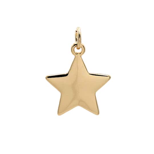 Charmalong™ 14K Gold Plated Star Charm by Bead Landing™